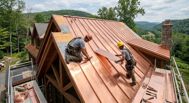Copper Roof Installation