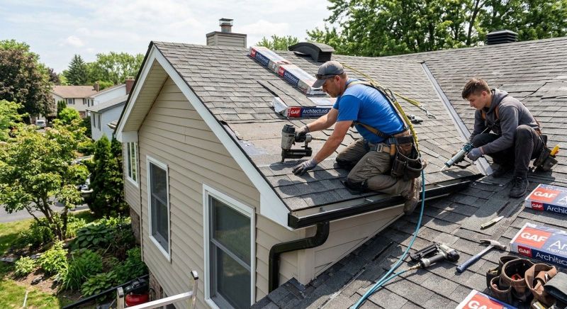 Our team working on Roofing Service projects in Walton County, GA