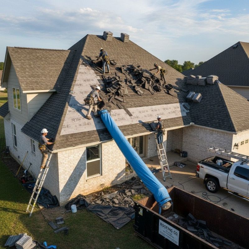 Asphalt Roof Replacement in Lawrenceville, GA