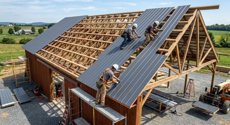 Barn Roof Installation in Walton County, GA