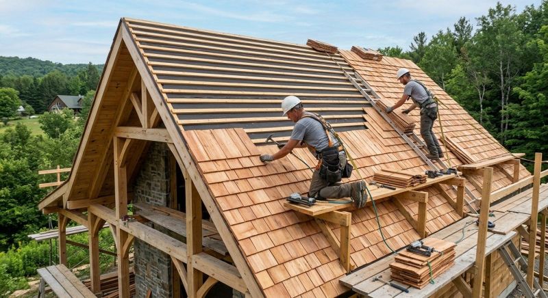 Cedar Roof Installation in Dekalb County, GA