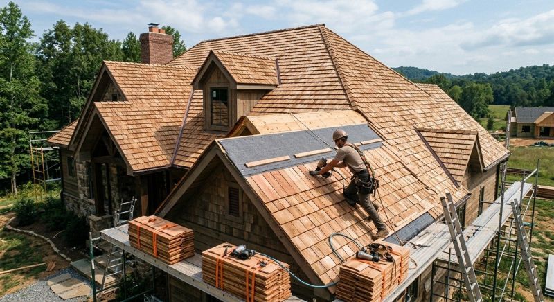 Cedar Shake Roof Construction in Loganville, GA