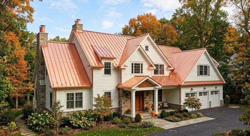 Copper Roof Replacement in Walton County, GA