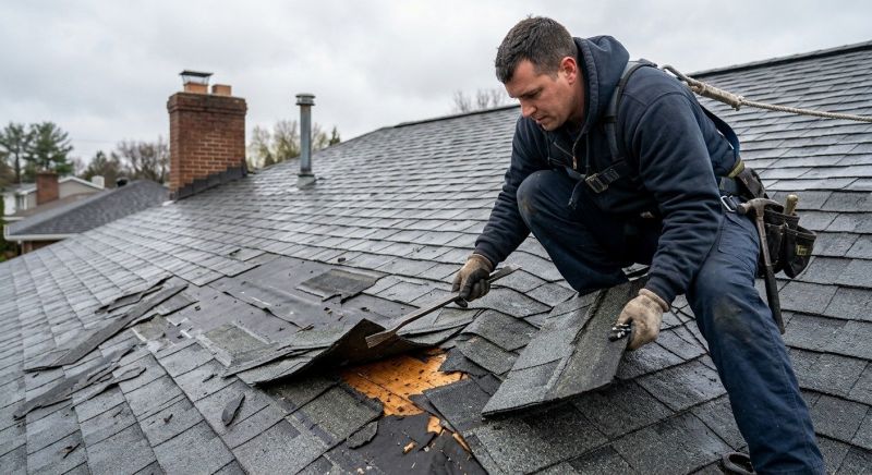 Damaged Roof Replacement in Covington, GA