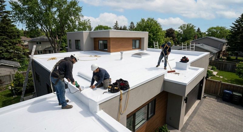 Flat Roof Installation in Hoschton, GA