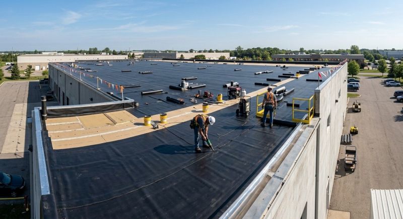 Flat Roof Installation in Mansfield, GA