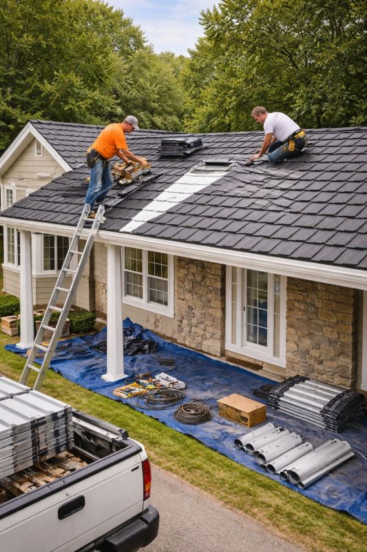 Sheet Roofing Installation in Mansfield, GA