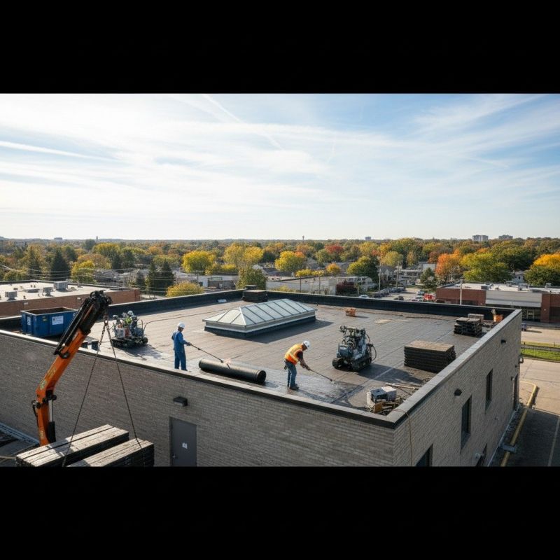 Single Ply Roof Replacement in Dekalb County, GA