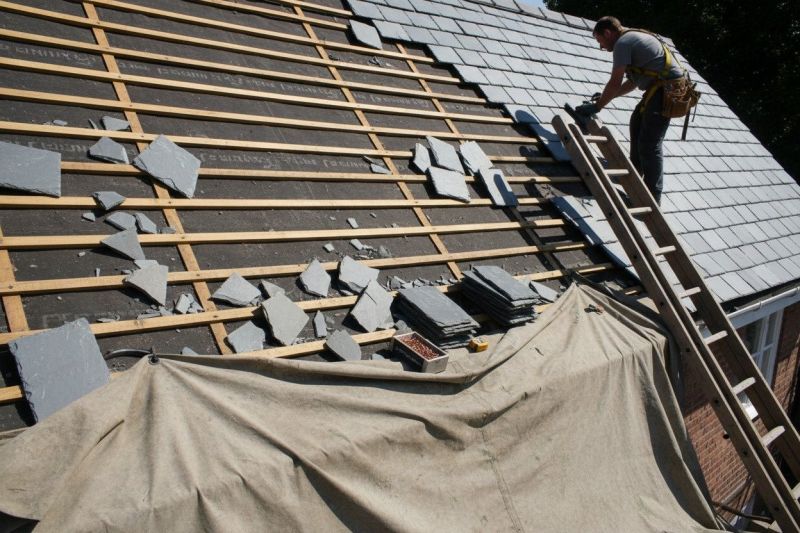 Slate Roof Replacement in Oxford, GA