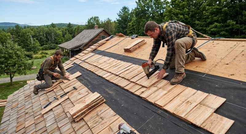 Wood Roofing Installation in Walton County, GA
