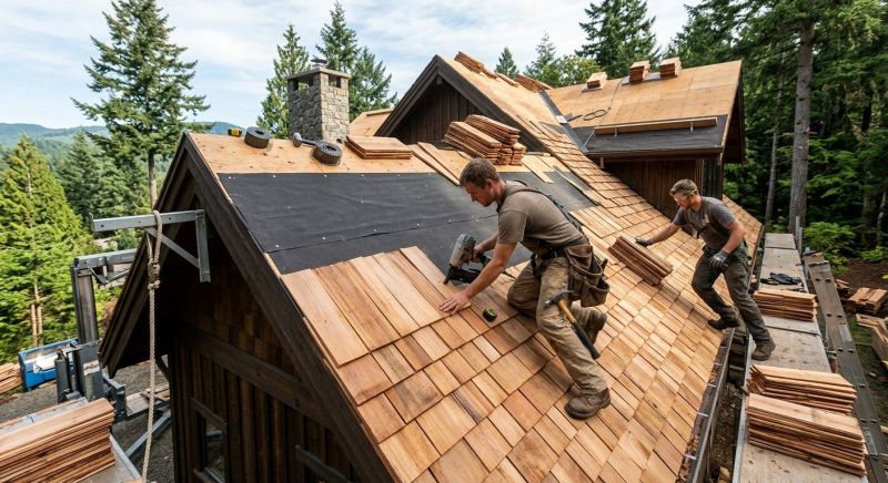 Wood Roofing Installation in Loganville, GA